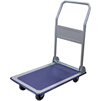 T-EQUIP PFW-150R - Carro de plataforma plegable con revestimiento antideslizante- capacidad 150 kg- carro de transporte…